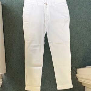 Zara Men's Crisp White Chinos
